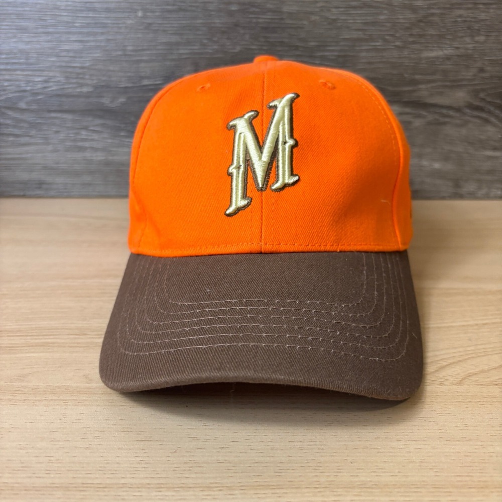 Minnesota Wild Hat Cap Strap Back Orange Blaze NHL Hockey Hunting Pheasants A15